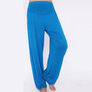 Buddha Gift Solid Color Modal Yoga Dance Long Harem Pants