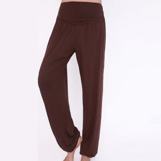 Buddha Gift Solid Color Modal Yoga Dance Long Harem Pants