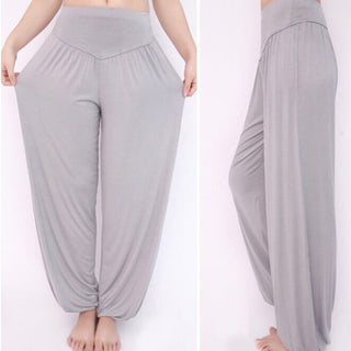 Buddha Gift Solid Color Modal Yoga Dance Long Harem Pants
