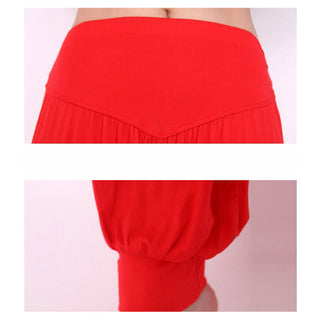 Buddha Gift Solid Color Modal Yoga Dance Long Harem Pants
