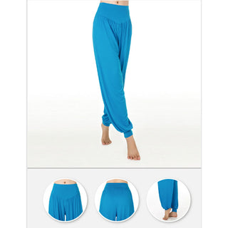 Buddha Gift Solid Color Modal Yoga Dance Long Harem Pants