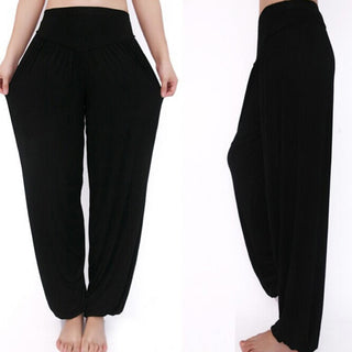 Buddha Gift Solid Color Modal Yoga Dance Long Harem Pants