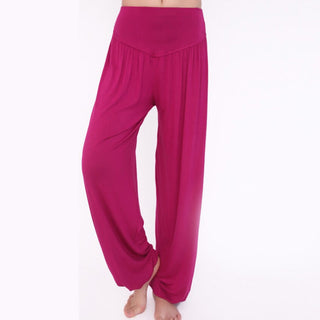 Buddha Gift Solid Color Modal Yoga Dance Long Harem Pants