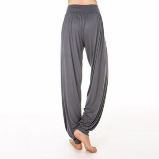 Buddha Gift Solid Color Modal Yoga Dance Long Harem Pants