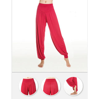 Buddha Gift Solid Color Modal Yoga Dance Long Harem Pants