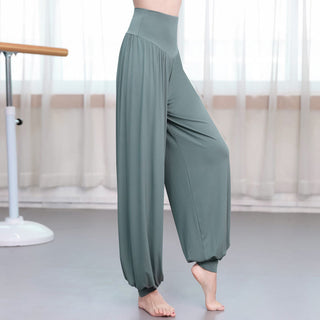 Buddha Gift Plain Color Loose Modal Yoga Dance Harem Pants