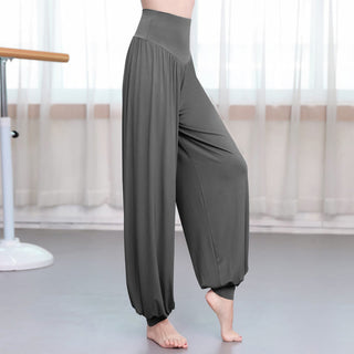 Buddha Gift Plain Color Loose Modal Yoga Dance Harem Pants