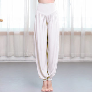 Buddha Gift Plain Color Loose Modal Yoga Dance Harem Pants