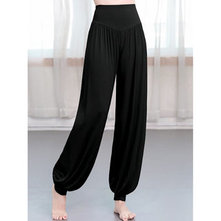 Buddha Gift Plain Color Loose Modal Yoga Dance Harem Pants