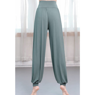 Buddha Gift Plain Color Loose Modal Yoga Dance Harem Pants
