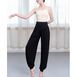 Buddha Gift Plain Color Loose Modal Yoga Dance Harem Pants