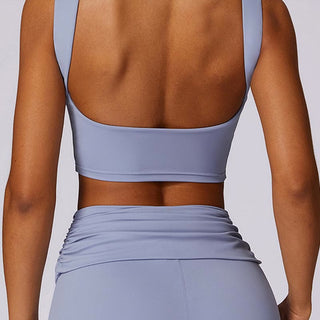 Buddha Gift Sleeveless Backless Strap Tank Top Bra Flared Pants Sports Fitness Yoga