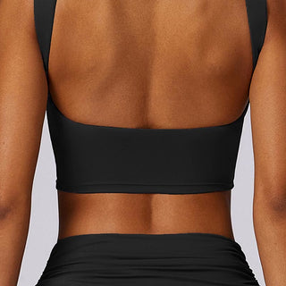 Buddha Gift Sleeveless Backless Strap Tank Top Bra Flared Pants Sports Fitness Yoga