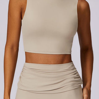 Buddha Gift Sleeveless Backless Strap Tank Top Bra Flared Pants Sports Fitness Yoga