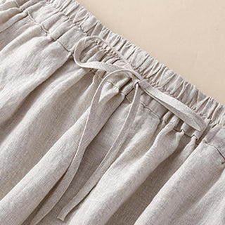 Buddha Gift Solid Color Flower Loose Drawstring Harem Pants With Pockets