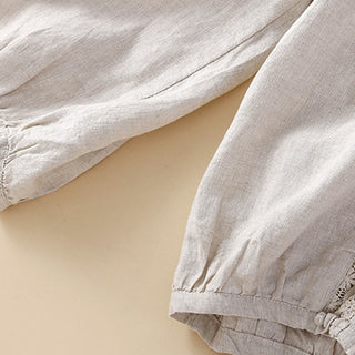 Buddha Gift Solid Color Flower Loose Drawstring Harem Pants With Pockets