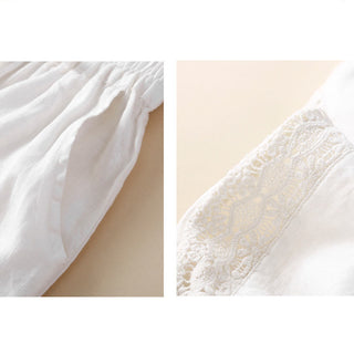 Buddha Gift Solid Color Flower Loose Drawstring Harem Pants With Pockets