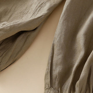 Buddha Gift Solid Color Flower Loose Drawstring Harem Pants With Pockets