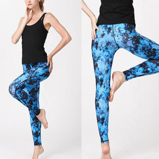 Buddha Gift Camo Print Sports Fitness Yoga High Waist Leggings Women's Yoga Pants