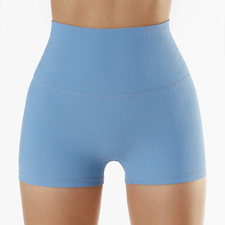 Buddha Gift Ribbed Long Sleeve Crop Top T-shirt Shorts Sports Fitness Gym Yoga Outfits