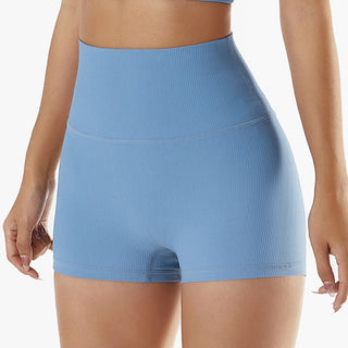 Buddha Gift Ribbed Long Sleeve Crop Top T-shirt Shorts Sports Fitness Gym Yoga Outfits