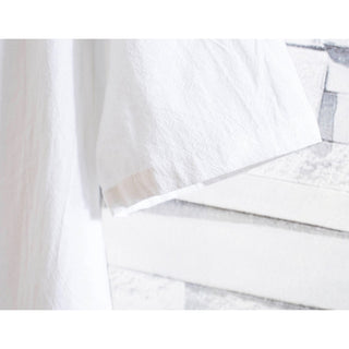 Buddha Gift 2Pcs Solid Color Cotton Button Short Sleeve T-shirt Pants Men's Set