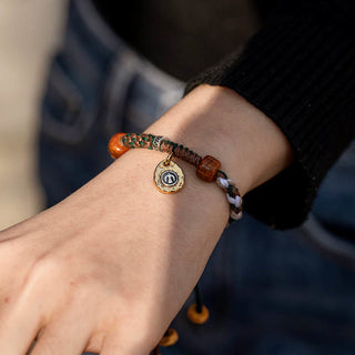 Buddha Gift Tibetan Bone Beads Luck Rope Bracelet