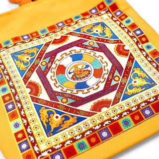 Buddha Gift Dunhuang Flying Apsaras Lotus Buddha Statues Canvas Handbag