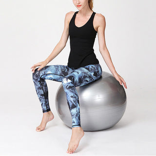 Buddha Gift Mist Leaves Print Sports Exercise Fitness Leggings Women's Yoga Pants