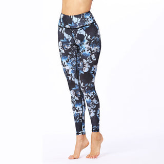 Buddha Gift Simple Leaves Print Sports Fitness Leggings Women's Yoga Pants