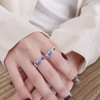 Buddha Gift 925 Sterling Silver Lucky Koi Fish Auspicious Clouds Wealth Ring