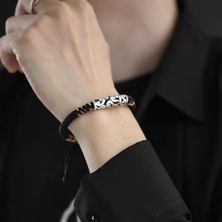 Buddha Gift Copper Auspicious Clouds Luck String Bracelet