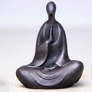 Buddha Gift Tibetan Buddha Iron Powder Rust Cast Resin Statue Desk Decoration
