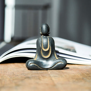 Buddha Gift Tibetan Buddha Iron Powder Rust Cast Resin Statue Desk Decoration