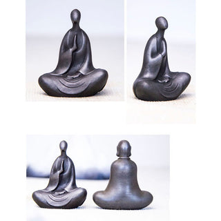 Buddha Gift Tibetan Buddha Iron Powder Rust Cast Resin Statue Desk Decoration