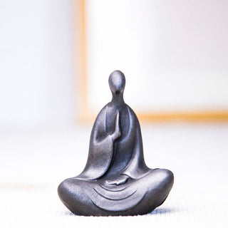 Buddha Gift Tibetan Buddha Iron Powder Rust Cast Resin Statue Desk Decoration
