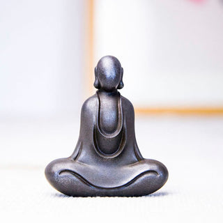 Buddha Gift Tibetan Buddha Iron Powder Rust Cast Resin Statue Desk Decoration