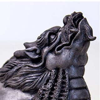 Buddha Gift Handmade Dragon Turtle Iron Powder Rust Cast Resin Statue Home Decoration