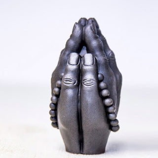 Buddha Gift Handmade Buddha Hand Namaste Iron Powder Rust Cast Resin Statue Decoration