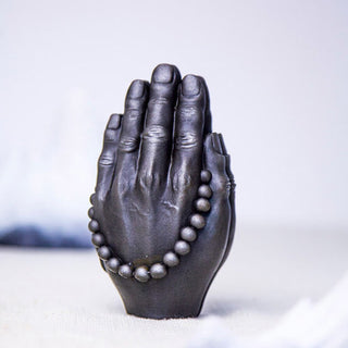 Buddha Gift Handmade Buddha Hand Namaste Iron Powder Rust Cast Resin Statue Decoration