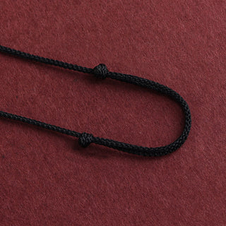 Buddha Gift 999 Sterling Silver Six True Word Heart Sutra String Necklace Pendant