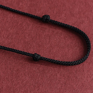 Buddha Gift 999 Sterling Silver Six True Word Heart Sutra String Necklace Pendant