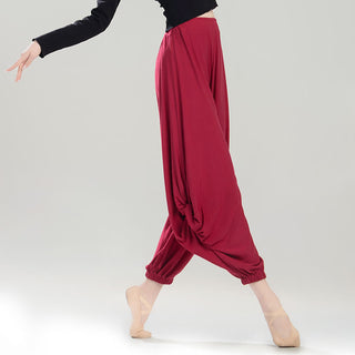 Buddha Gift Plain Color Modal Dance Yoga Breathable Pants
