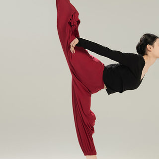 Buddha Gift Plain Color Modal Dance Yoga Breathable Pants