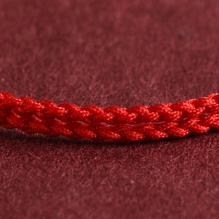 Buddha Gift 999 Gold Mini Three Beads Design Handmade Luck Rope Bracelet Anklet