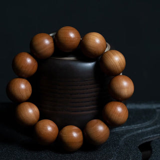 Buddha Gift Mysore Sandalwood Wood Bead Healing Mala Bracelet