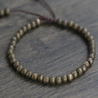 Buddha Gift Copper Brass Beads Balance Wealth Simple Bracelet