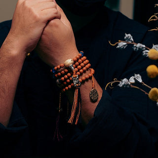 Buddha Gift Tibet Bodhi Seed 108 Mala Beads Wisdom Peace Bracelet Necklace