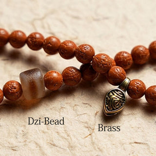 Buddha Gift Tibet Bodhi Seed 108 Mala Beads Wisdom Peace Bracelet Necklace