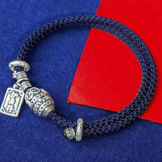 Buddha Gift 925 Sterling Silver Elephant Safe And Well Amulet Charm Strength Bracelet